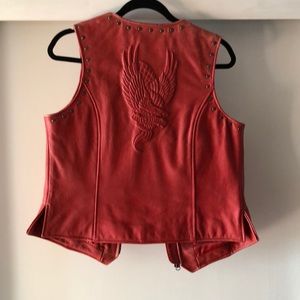 Harley Davidson leather vest